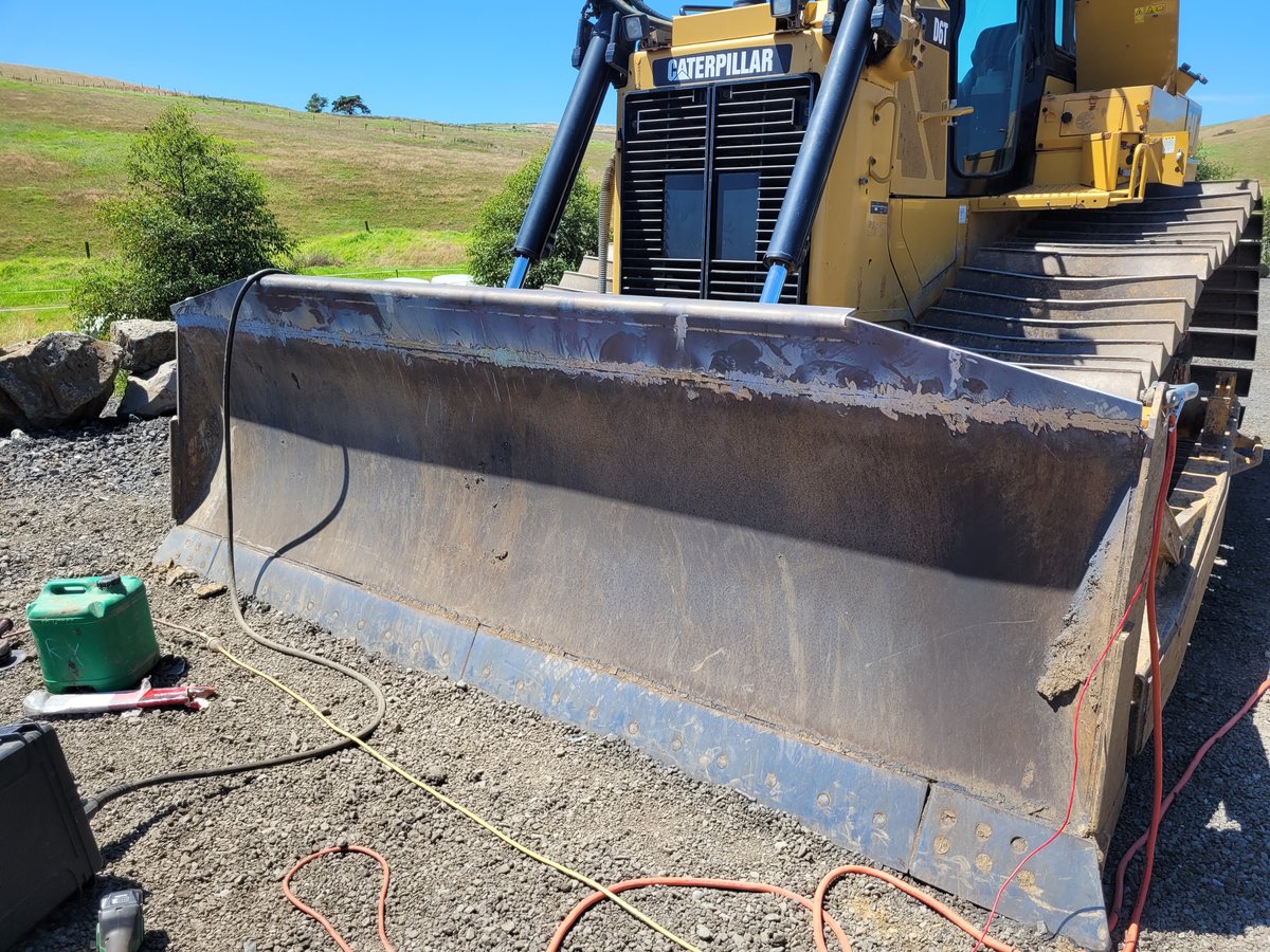 Farm equipment repair — loader bucket welding — ArcForce Welding rural service