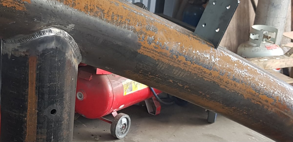 Structural welding repair — agricultural or civil infrastructure — ArcForce Welding