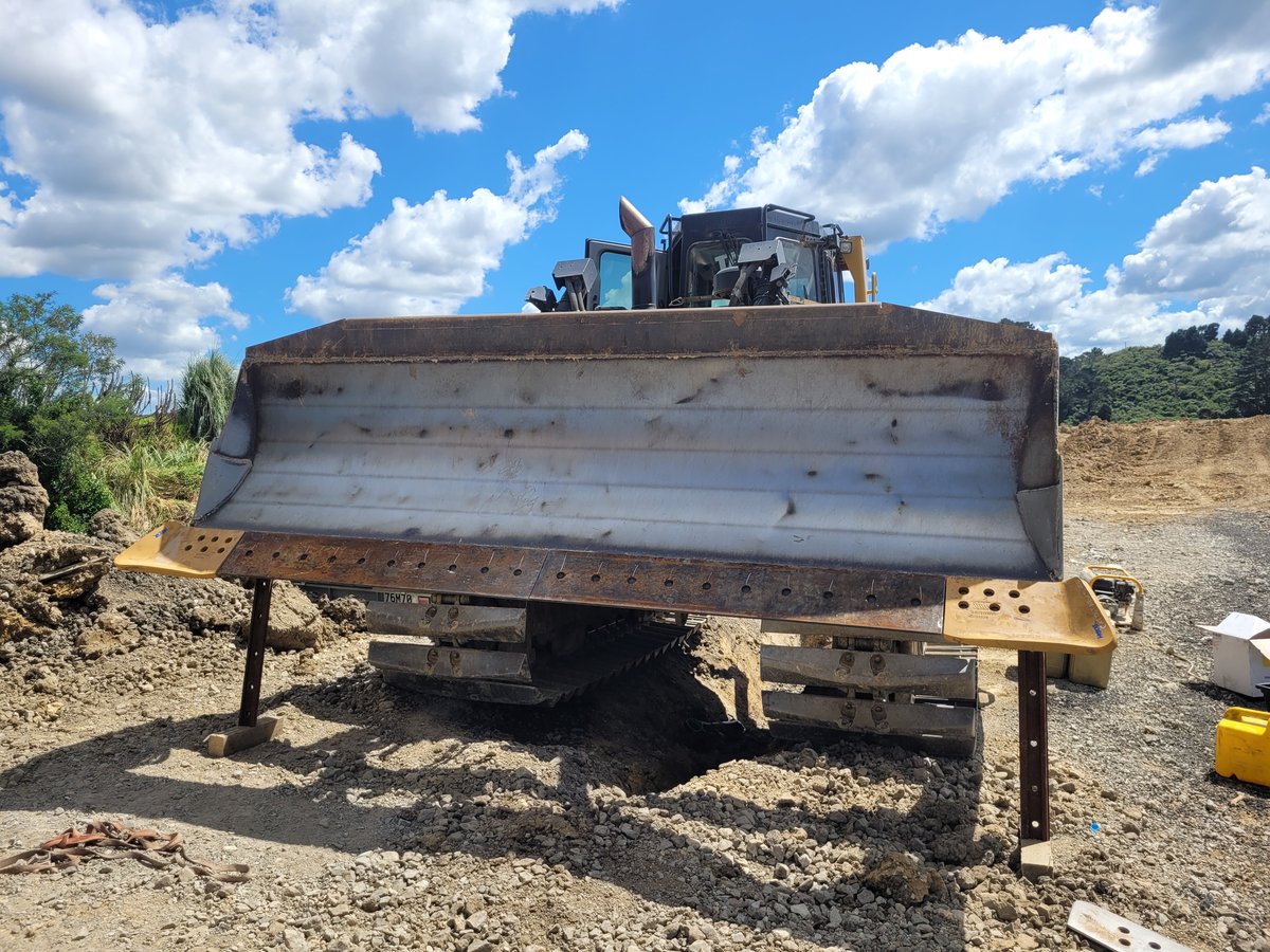 Heavy plant machinery repair on site — ArcForce Welding